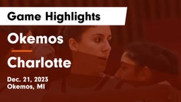 Okemos  vs Charlotte  Game Highlights - Dec. 21, 2023