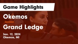 Okemos  vs Grand Ledge  Game Highlights - Jan. 12, 2024