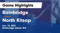 Bainbridge  vs North Kitsap  Game Highlights - Jan. 18, 2022