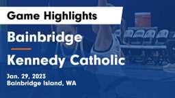 Bainbridge  vs Kennedy Catholic  Game Highlights - Jan. 29, 2023