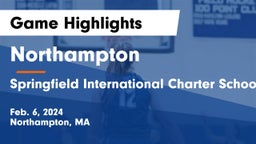 Northampton  vs Springfield International Charter School Game Highlights - Feb. 6, 2024
