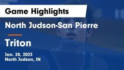 North Judson-San Pierre  vs Triton  Game Highlights - Jan. 28, 2023