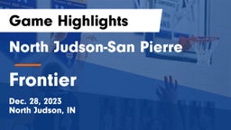 North Judson-San Pierre  vs Frontier  Game Highlights - Dec. 28, 2023