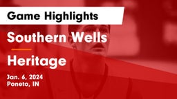 Southern Wells  vs Heritage  Game Highlights - Jan. 6, 2024