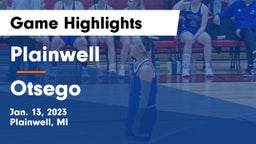 Plainwell  vs Otsego  Game Highlights - Jan. 13, 2023