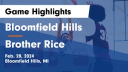 Bloomfield Hills  vs Brother Rice  Game Highlights - Feb. 28, 2024