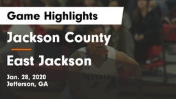 Jackson County  vs East Jackson  Game Highlights - Jan. 28, 2020