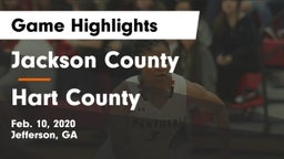 Jackson County  vs Hart County  Game Highlights - Feb. 10, 2020