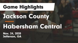 Jackson County  vs Habersham Central Game Highlights - Nov. 24, 2020