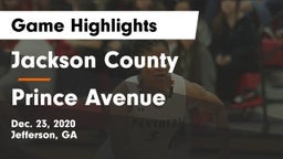 Jackson County  vs Prince Avenue  Game Highlights - Dec. 23, 2020