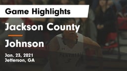 Jackson County  vs Johnson  Game Highlights - Jan. 23, 2021