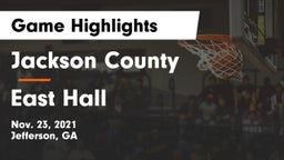 Jackson County  vs East Hall  Game Highlights - Nov. 23, 2021