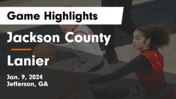 Jackson County  vs Lanier  Game Highlights - Jan. 9, 2024