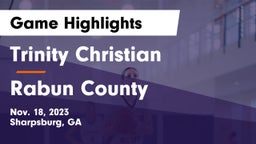 Trinity Christian  vs Rabun County  Game Highlights - Nov. 18, 2023