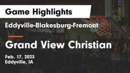 Eddyville-Blakesburg-Fremont vs Grand View Christian Game Highlights - Feb. 17, 2023