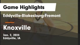 Eddyville-Blakesburg-Fremont vs Knoxville  Game Highlights - Jan. 2, 2024