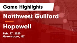 Northwest Guilford  vs Hopewell  Game Highlights - Feb. 27, 2020