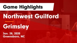 Northwest Guilford  vs Grimsley  Game Highlights - Jan. 28, 2020