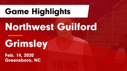Northwest Guilford  vs Grimsley  Game Highlights - Feb. 14, 2020