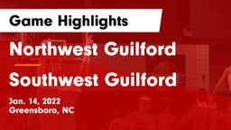 Northwest Guilford  vs Southwest Guilford  Game Highlights - Jan. 14, 2022
