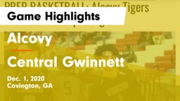 Alcovy  vs Central Gwinnett  Game Highlights - Dec. 1, 2020