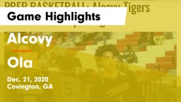 Alcovy  vs Ola Game Highlights - Dec. 21, 2020