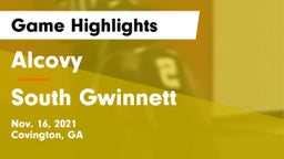 Alcovy  vs South Gwinnett  Game Highlights - Nov. 16, 2021