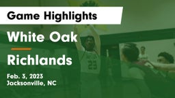White Oak  vs Richlands  Game Highlights - Feb. 3, 2023