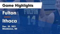 Fulton  vs Ithaca  Game Highlights - Dec. 20, 2021