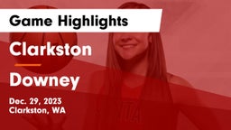 Clarkston  vs Downey  Game Highlights - Dec. 29, 2023