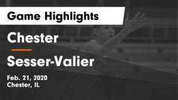 Chester  vs Sesser-Valier  Game Highlights - Feb. 21, 2020