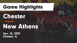 Chester  vs New Athens  Game Highlights - Jan. 13, 2023