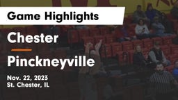 Chester  vs Pinckneyville  Game Highlights - Nov. 22, 2023