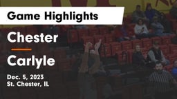 Chester  vs Carlyle  Game Highlights - Dec. 5, 2023
