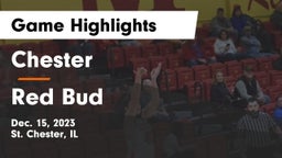 Chester  vs Red Bud  Game Highlights - Dec. 15, 2023
