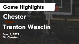 Chester  vs Trenton Wesclin  Game Highlights - Jan. 5, 2024