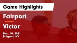 Fairport  vs Victor  Game Highlights - Dec. 10, 2021