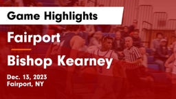 Fairport  vs Bishop Kearney  Game Highlights - Dec. 13, 2023