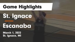 St. Ignace vs Escanaba  Game Highlights - March 1, 2022