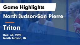 North Judson-San Pierre  vs Triton  Game Highlights - Dec. 30, 2020