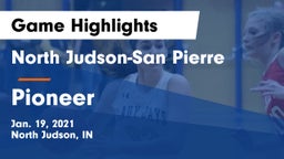 North Judson-San Pierre  vs Pioneer  Game Highlights - Jan. 19, 2021