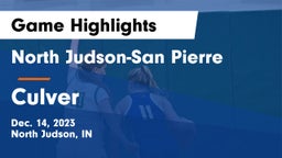 North Judson-San Pierre  vs Culver  Game Highlights - Dec. 14, 2023