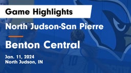 North Judson-San Pierre  vs Benton Central  Game Highlights - Jan. 11, 2024