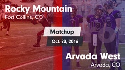 Matchup: Rocky Mountain High vs. Arvada West  2016