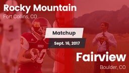 Matchup: Rocky Mountain High vs. Fairview  2017