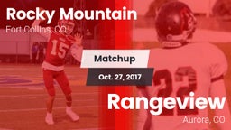 Matchup: Rocky Mountain High vs. Rangeview  2017