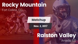 Matchup: Rocky Mountain High vs. Ralston Valley  2017