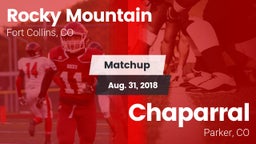 Matchup: Rocky Mountain High vs. Chaparral  2018