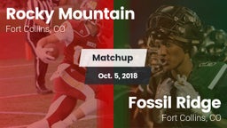 Matchup: Rocky Mountain High vs. Fossil Ridge  2018