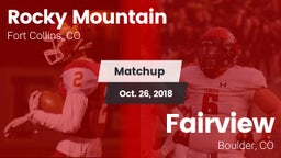 Matchup: Rocky Mountain High vs. Fairview  2018